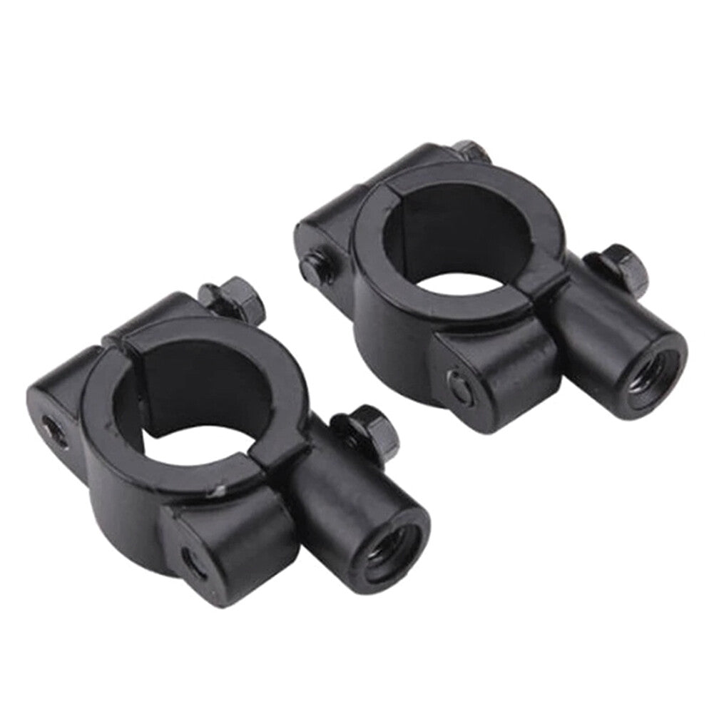 22MM M8 8mm Motorrad Lenker Spiegelhalterung Klemmadapter Schwarz Paar