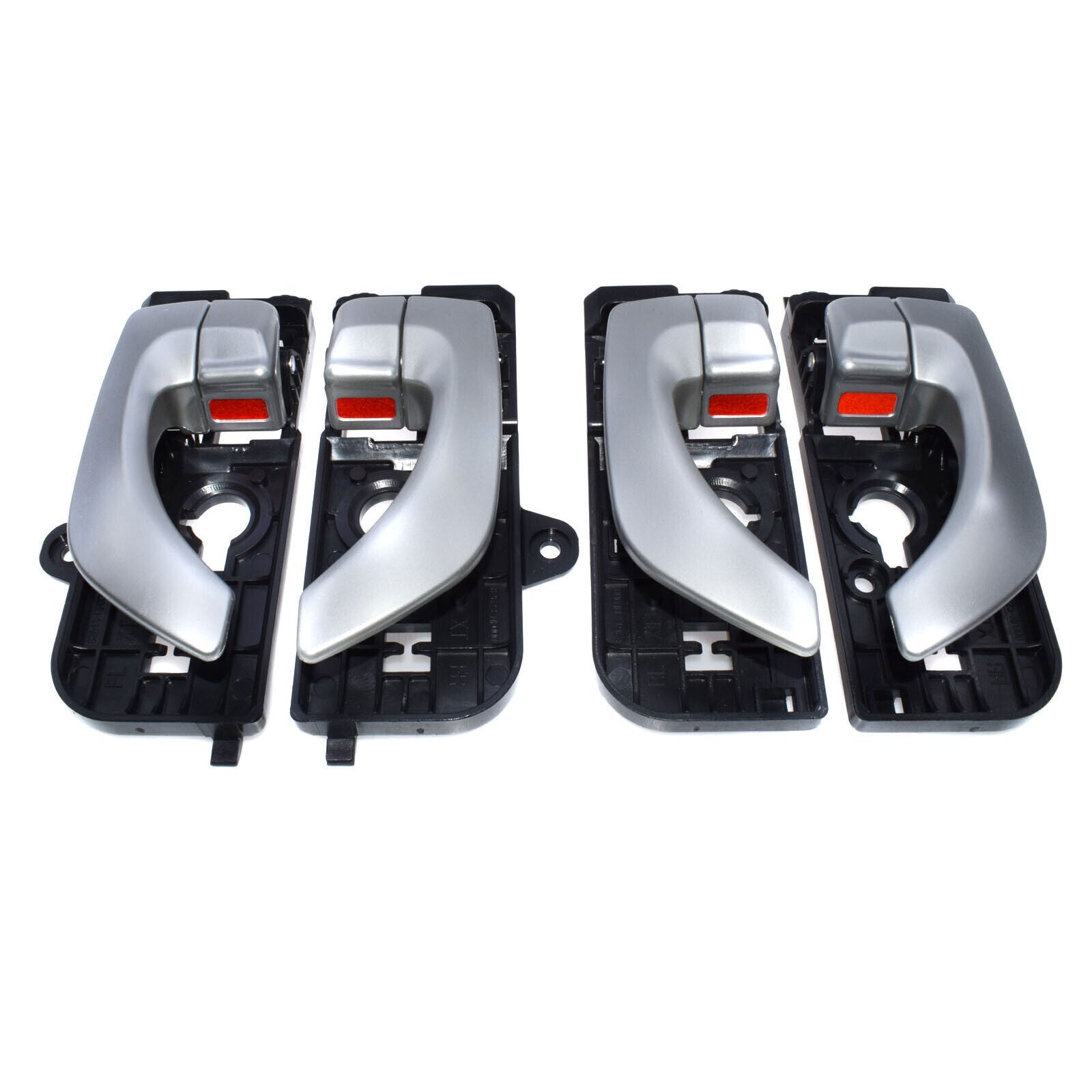 for Hyundai Sonata 2.4L 3.3L Silver Interior Inner Door Handles Set of 4 NEW