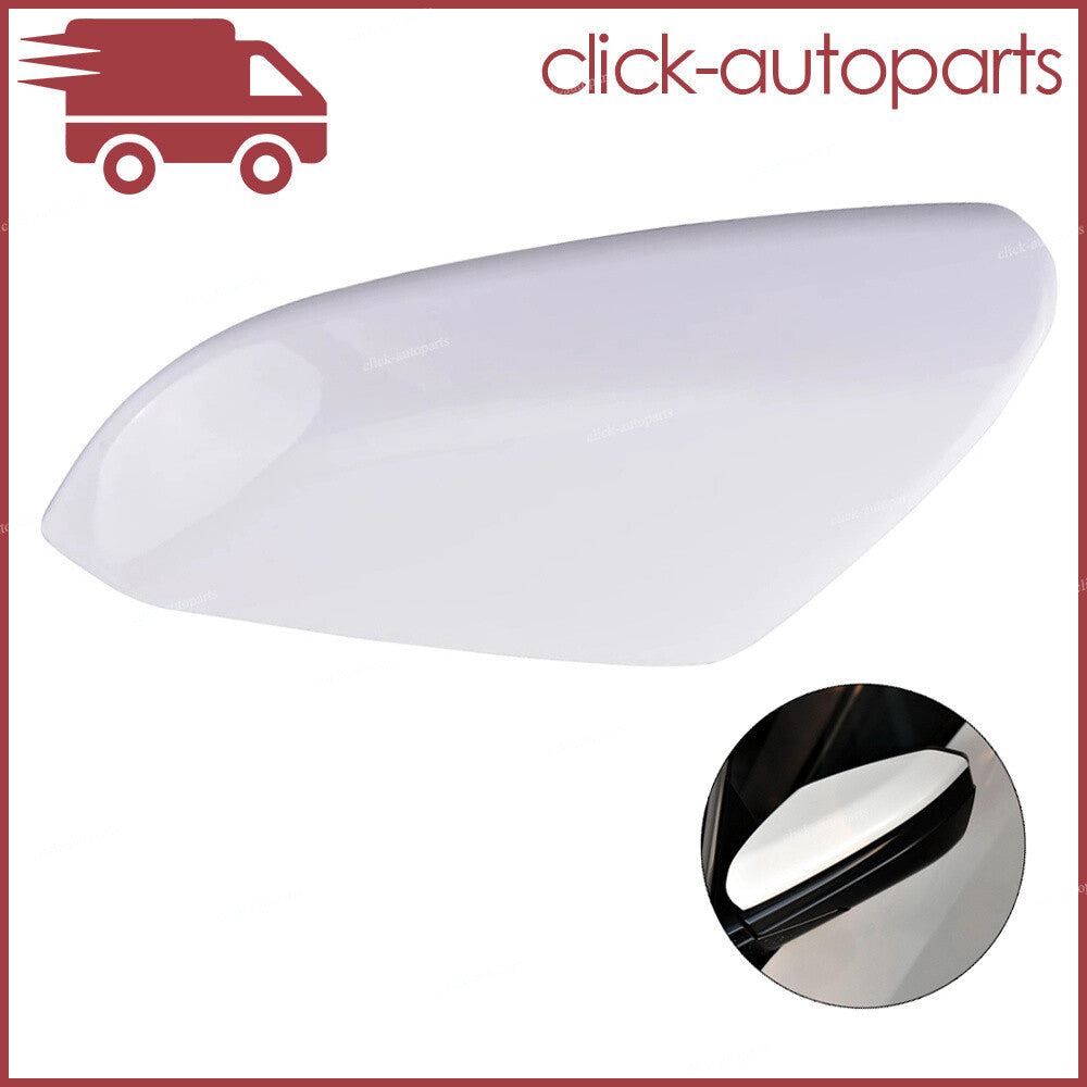 Front Left Wing Mirror Cover Fit for Honda for Civic 2016 2017 2018 2019 2020 White