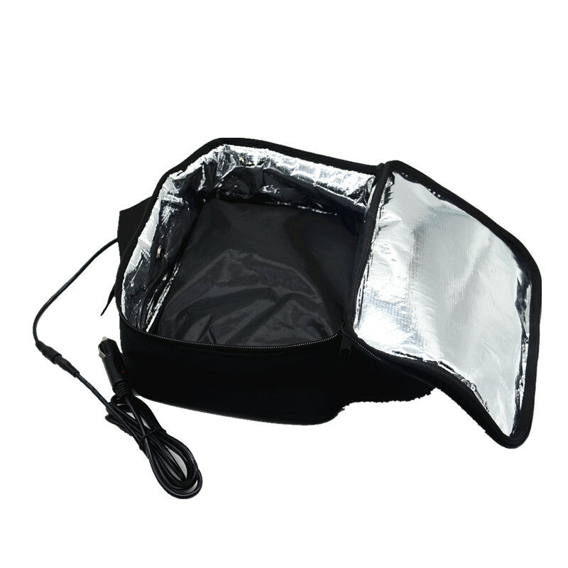 12V Car Electric Heating Lunch Box Portable Meal Heater Instant Food Warmer Bag