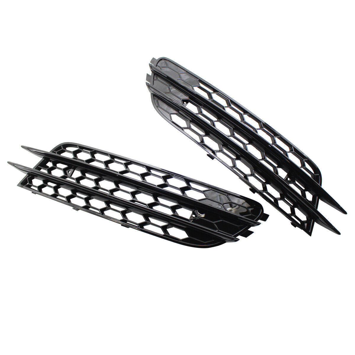 2¡Á F¨¹r for Audi A6 C7 2012-2015 L¨¹ftungsgitter Sto?f?nger Nebelscheinwerfer Gitter