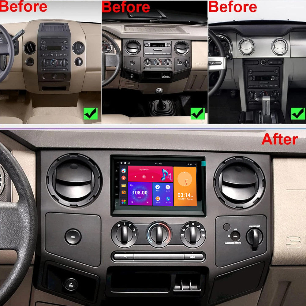 Android Carplay Car Stereo Radio for Ford F-250 F-350 2006-2014 GPS Navi Screen