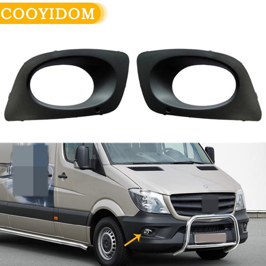 Left / Right Front Bumper Fog Lamp Cover With Hole for Mercedes Sprinter W906