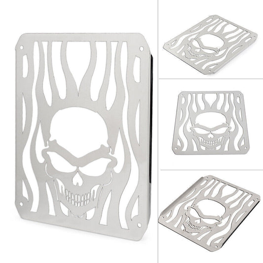 Skull Radiator Grille Cover Guard Protector Fit for Kawasaki Vulcan VN400 800 95-06