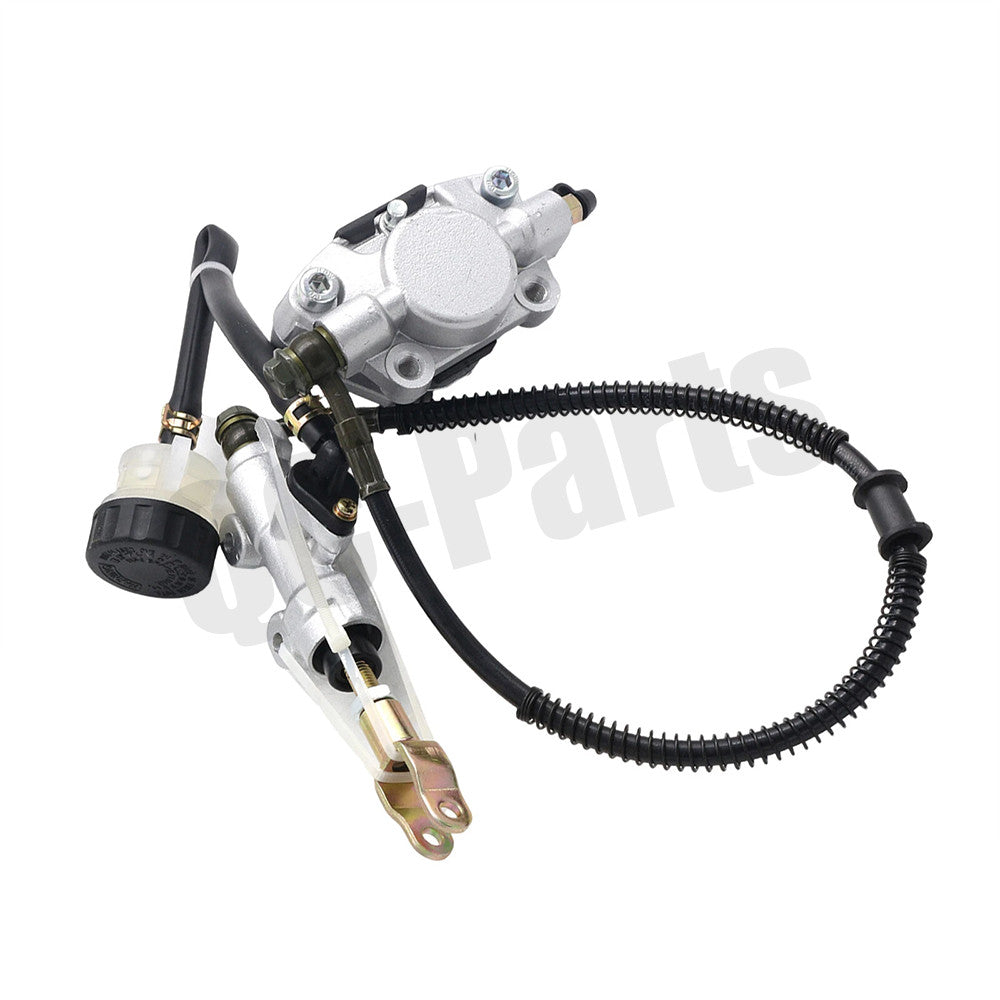 Hydraulic Rear Disc Brake Caliper w/Master Cylinder Brake Pads Foot Brake Kits1X
