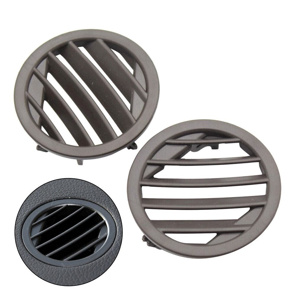 20468049877L9 Air Ac Vent Air Vent Dash 20468049878Q02 2pcs Brown Clip-On