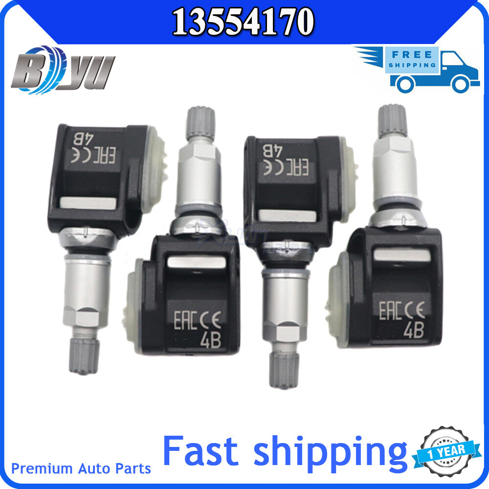 Suitable for Chevrolet for Corvette 433MHz 2022-2024 13554170 4x TPMS tire pressure sensors