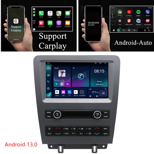 For 2010-2014 for Ford for Mustang Carplay Stereo Radio Head Unit GPS Wifi 9 Inch 4+32GB