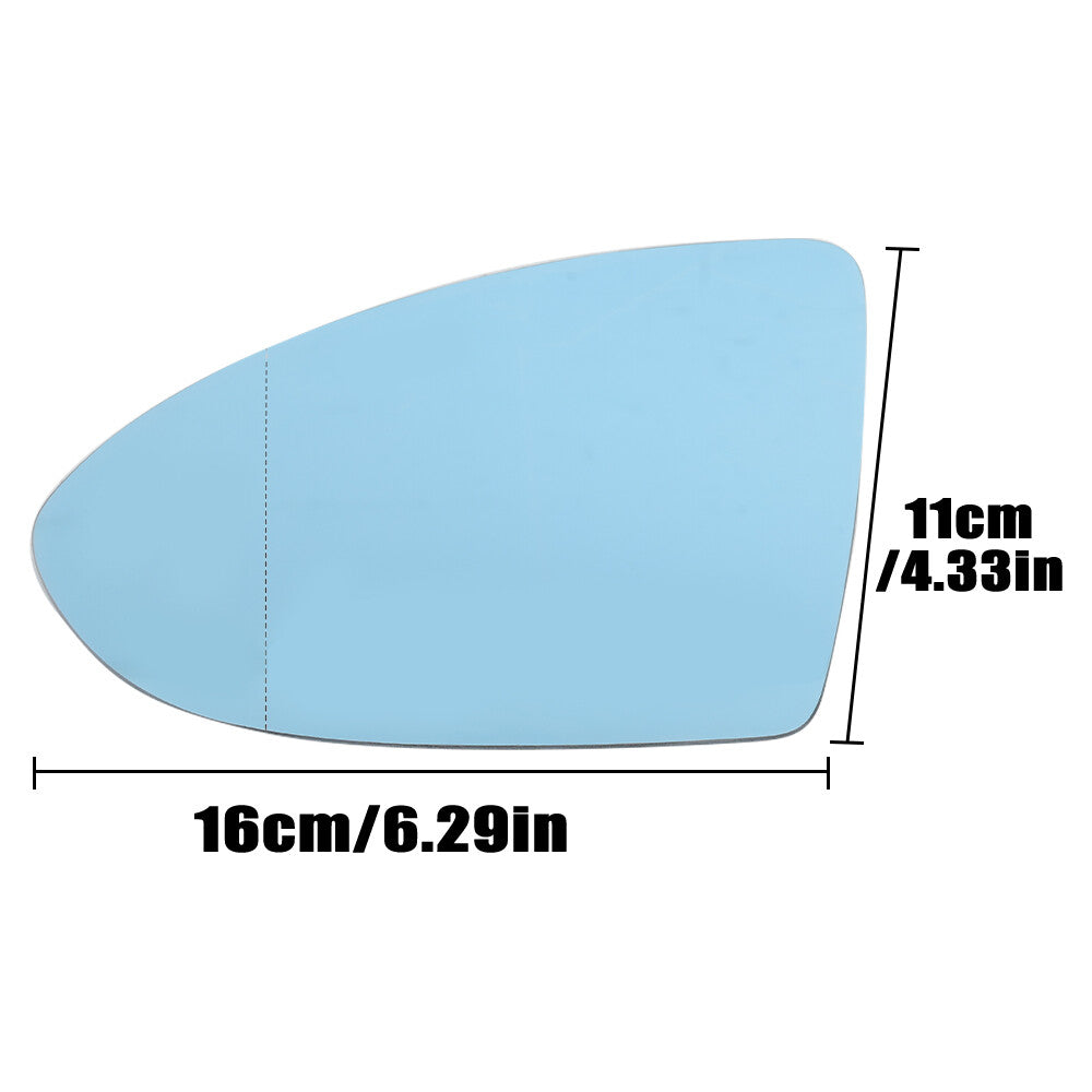 F¨¹r for VW for Golf 7 2014-2018 Spiegelglas Aussenspiegel Spiegel Glas Links Blau