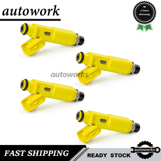 Set of 4 New Fuel Injectors 23250-28050 Fits for Toyota RAV4 2.0L L4 2001-2003
