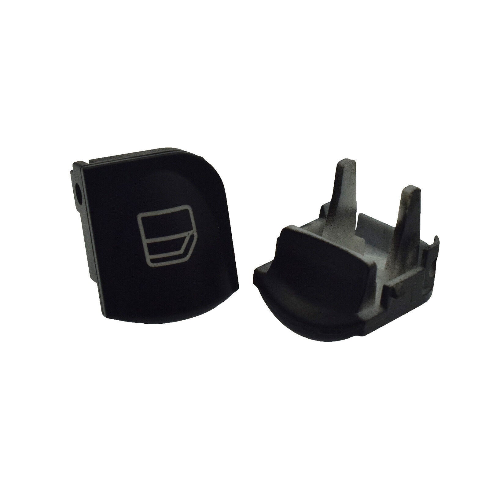 for Mercedes C230 C350 C320 C240 2PCS Power Window Switch Button Caps Cover NEW