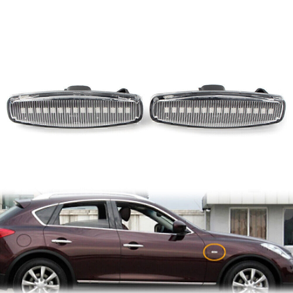LED Sequential Side Marker Light for Nissan Fuga for Infiniti EX25 M35 Q60 Q70 QX50