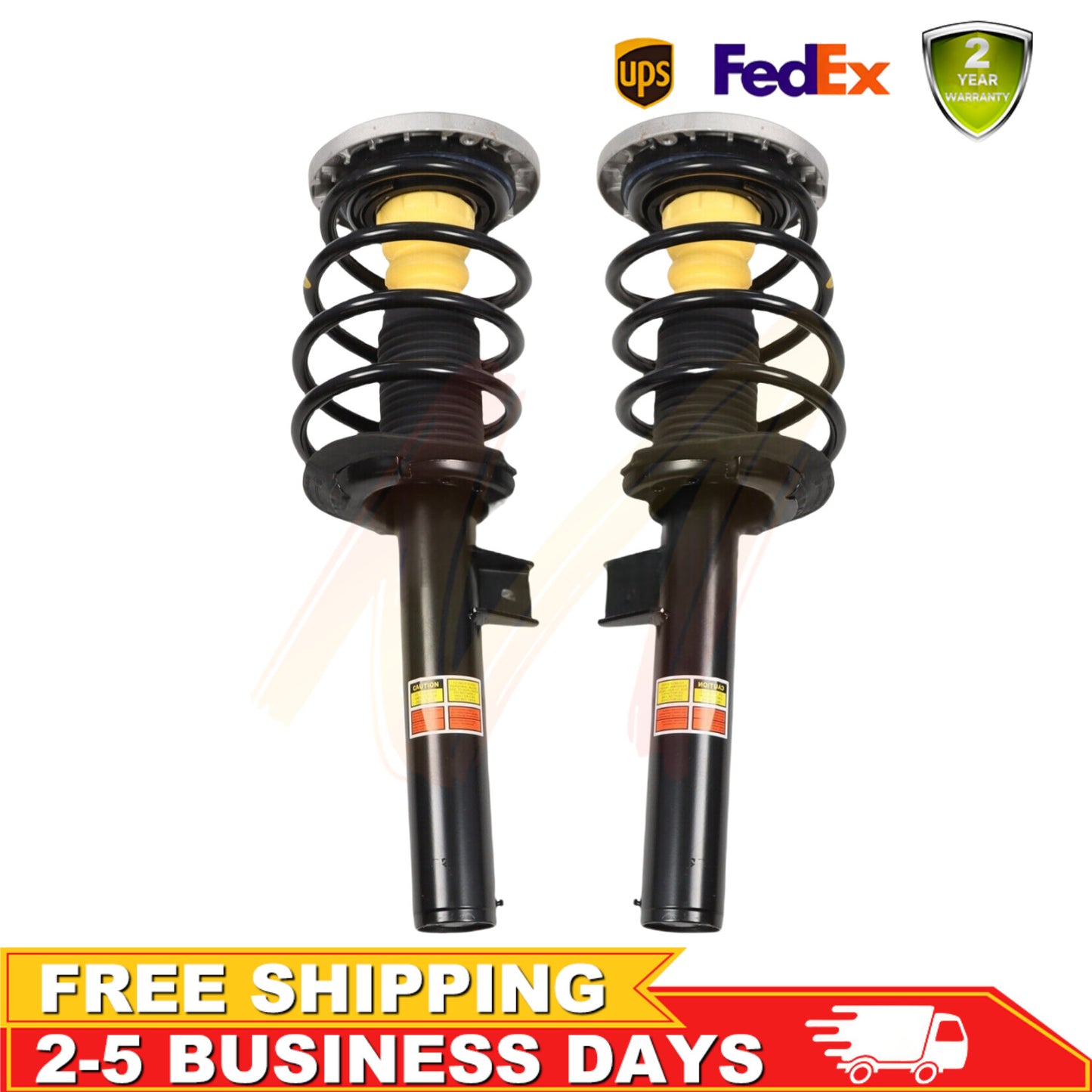 Front L+R Shock Strut Assys w/Electronic Fit for Lincoln MKS 3.5L DA5Z18124K 13-16