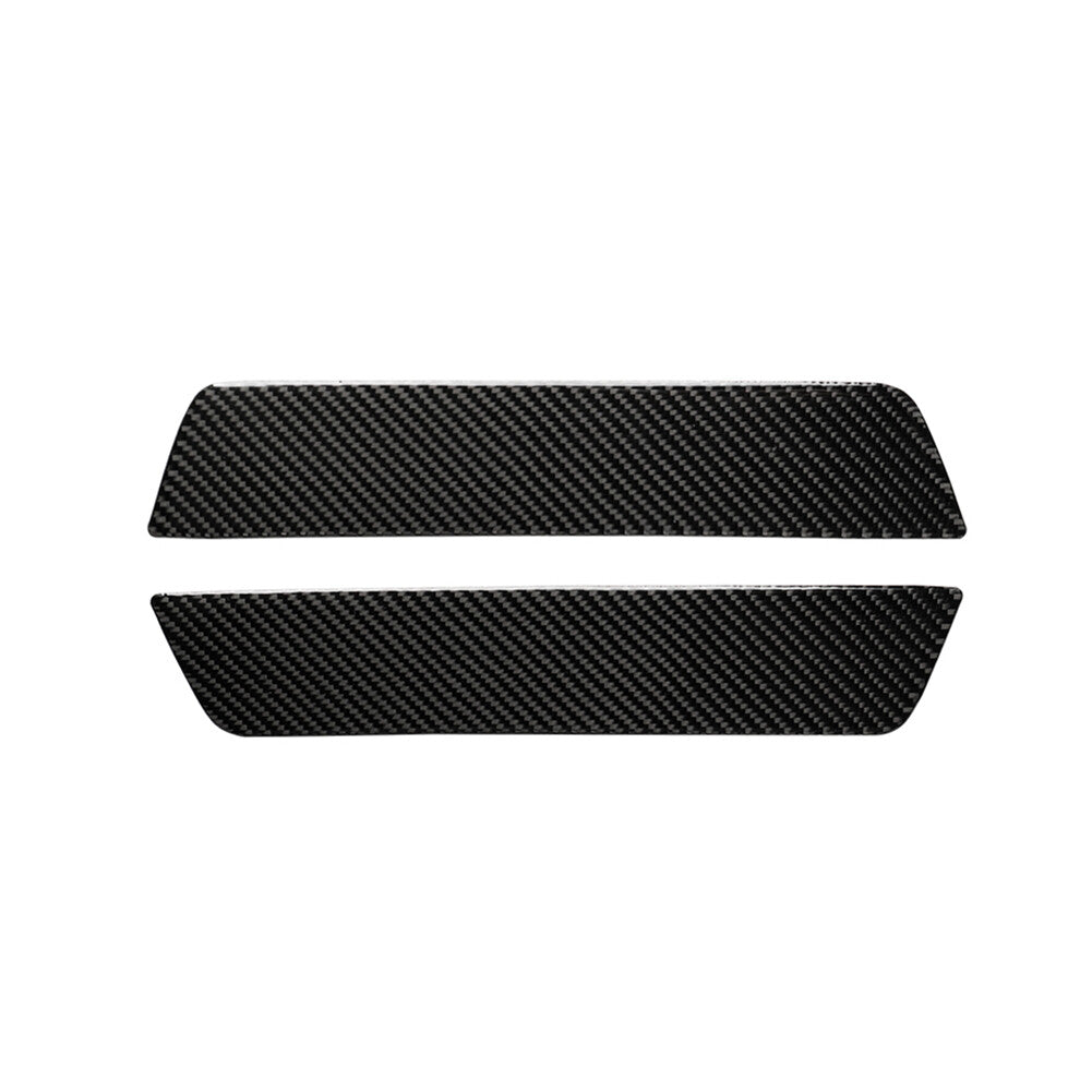 2Pcs Carbon Fiber Interior Rear Door Sill Accent Cover Trim for Tesla for Model Y /3