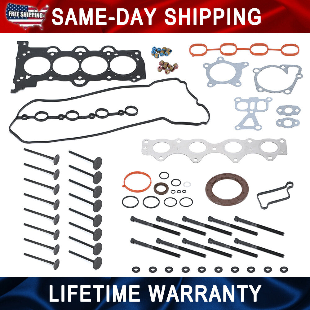 Head Gasket Set Head Bolt Kit For 2012-2019 for Hyundai for Kia Accent Rio Soul 1.6L L4