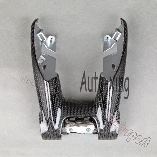 for Benz AMG W257 W213 W177 Carbon Fiber Steering Wheel Low Bottom Trim Cover 2018+
