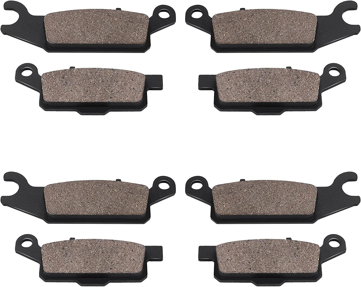Front Rear Brake Pads for YAMAHA YFM550 YFM 550 Grizzly 550 2009 2010 2011 2012