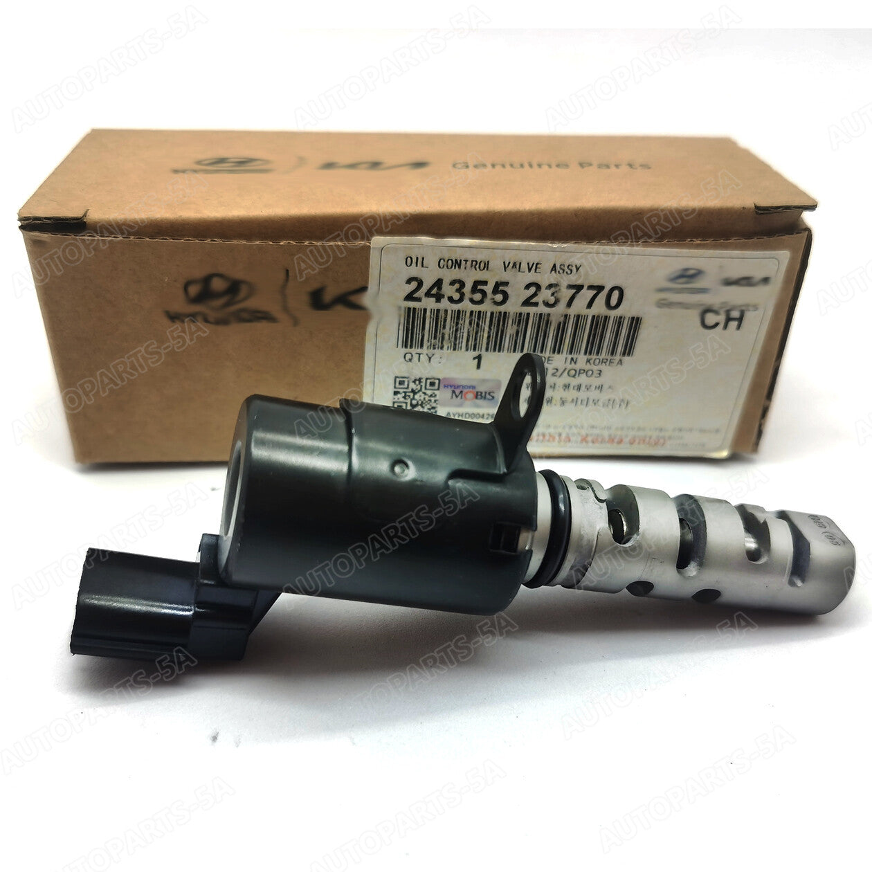 Engine variable valve timing solenoid VVT 24355-2370 is suitable for Hyundai - for Kia 2.0L engines manufactured between May 12th and December 2018.