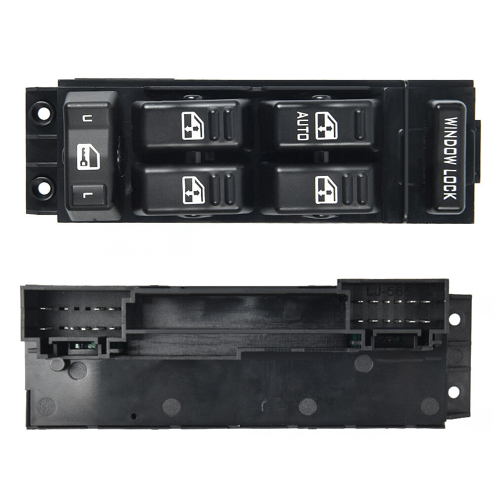 Kit Power Window Switch Front Driver Left Side Black for Chevy Avalanche LH