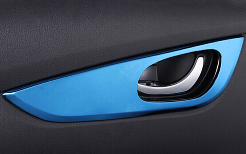 Inner Door Handle Bowl Cover Trim for Nissan Rogue Sport 2017-2021 Blue Titanium