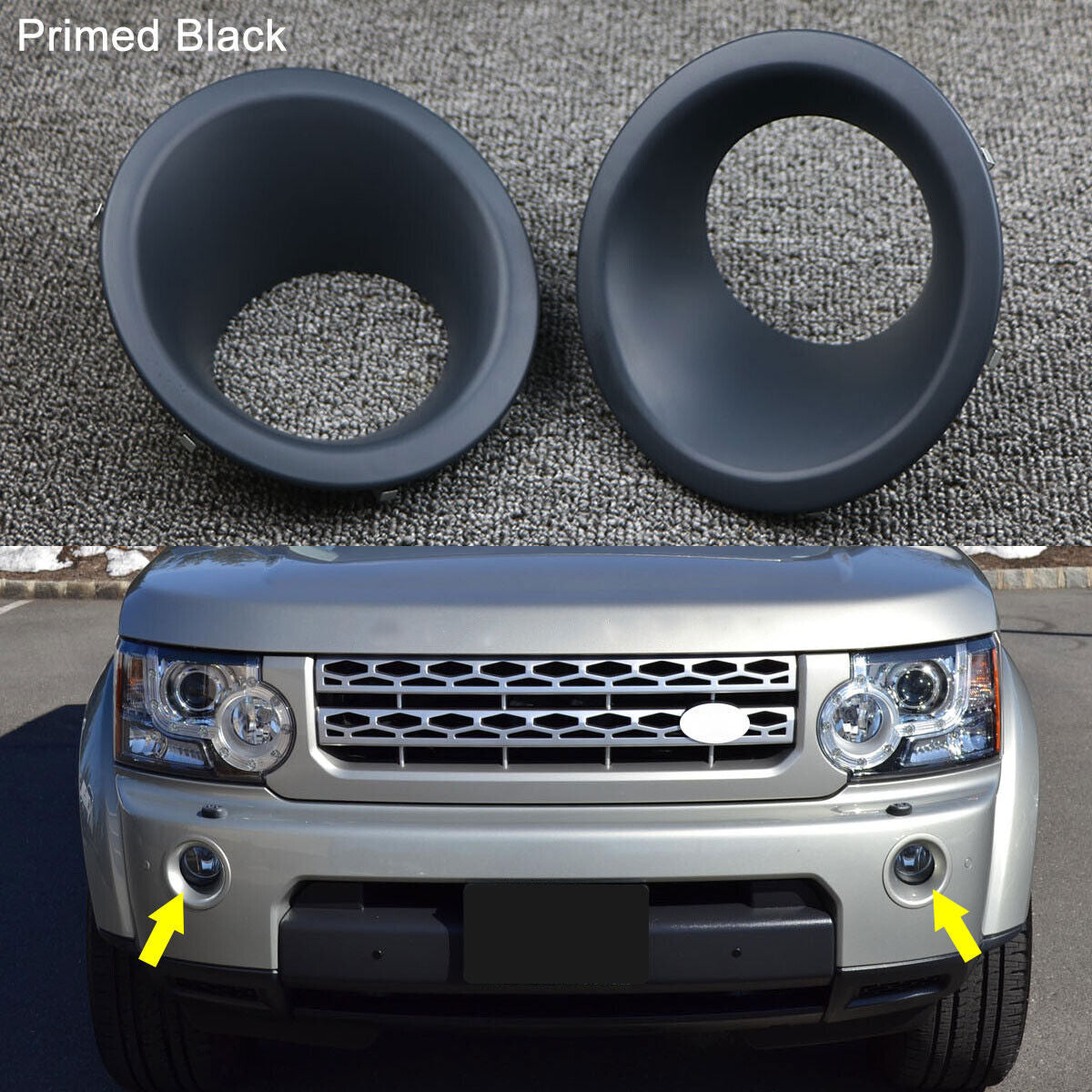 For 2010-2013 for Land Rover LR4 Discovery 4 Front Fog Light Lamp Bezel Cover Trims