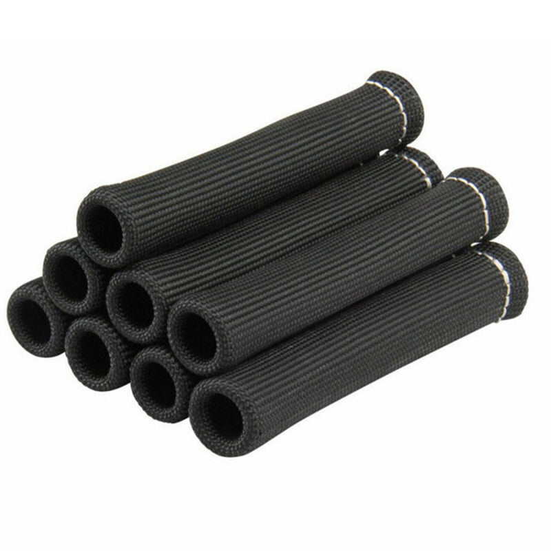 Car 8x 1200¨H Spark Plug Wire Boots Protector Sleeve Heat Shield Protection Cover