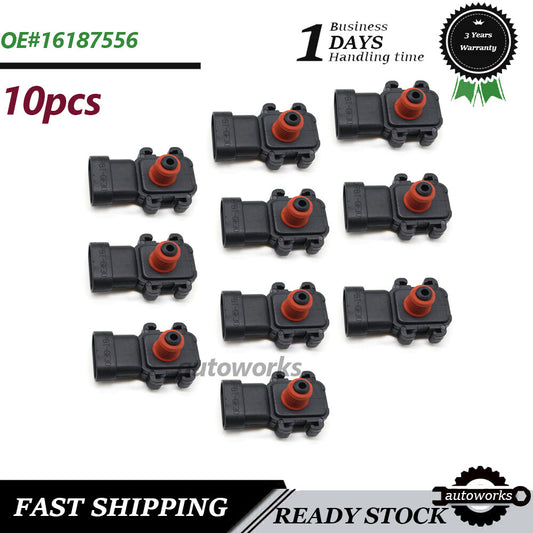 10X 16187556 MAP Manifold Absolute Pressure Sensor for Chevrolet for Buick for Cadillac