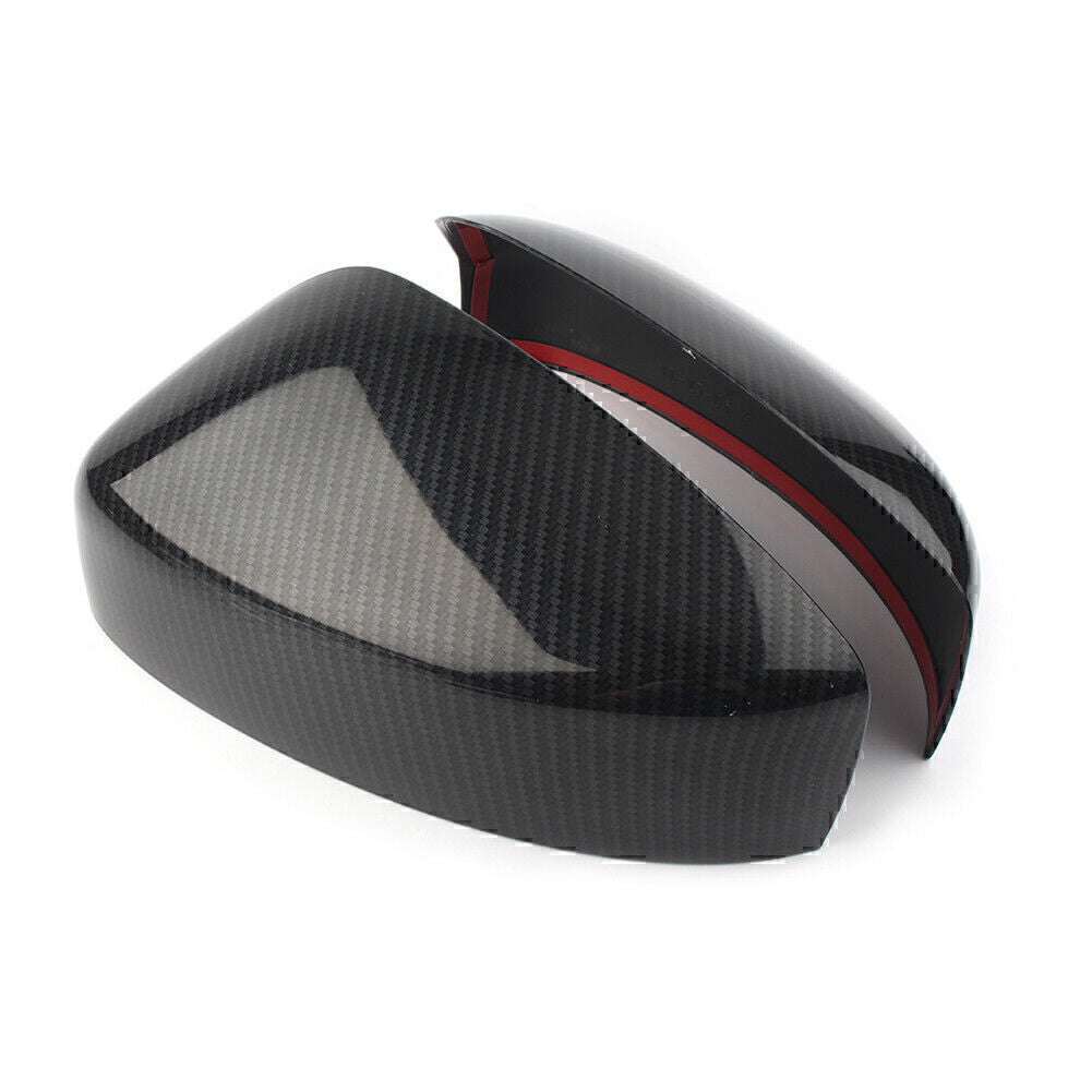 Side Rearview Wing Mirror Moulding Cover Trim Case for Mazda CX-5 Carbon Fiber