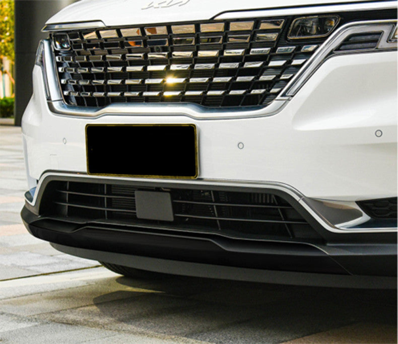 for Kia Carnival 2022-23 black Front Bottom Bumper Lid Molding Guard Cover Trim