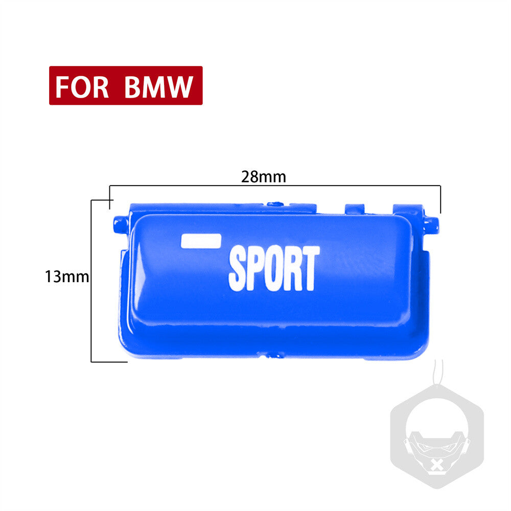 Blue Replacemet Sport Mode Sport Button Cover for BMW 3 Series E46 M3 1998-2004