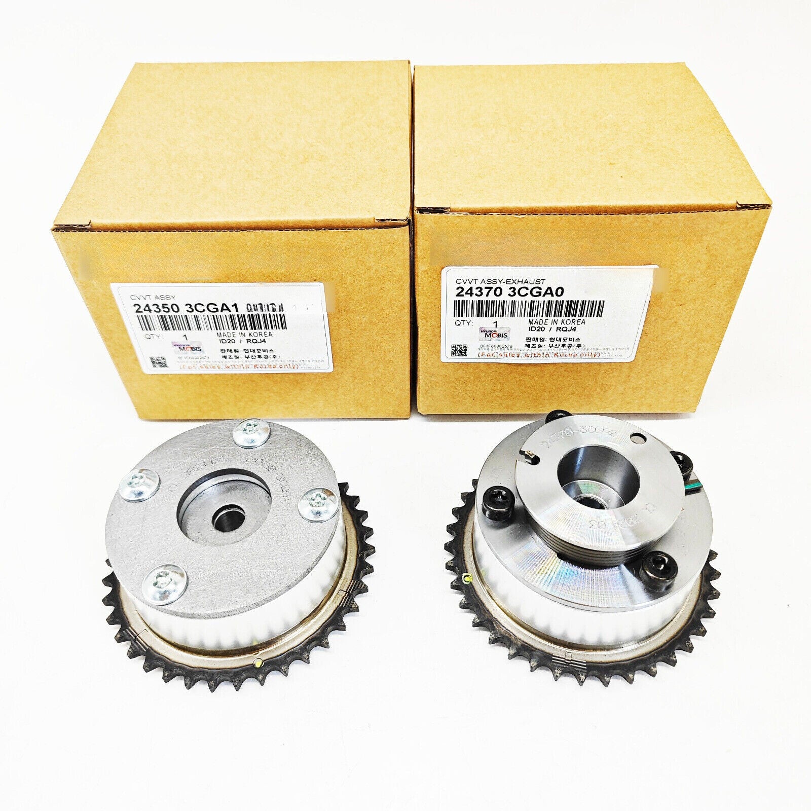 New Intake - Exhaust CVVT Gear Set for HYUNDAI for KIA 2014-2020 3.3L 3.8L 2Pcs
