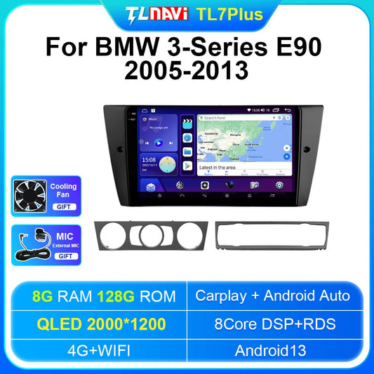 for BMW 3 Series E90 91 92 93 Stereo Audio Car Radio Multimedia GPS Navigation