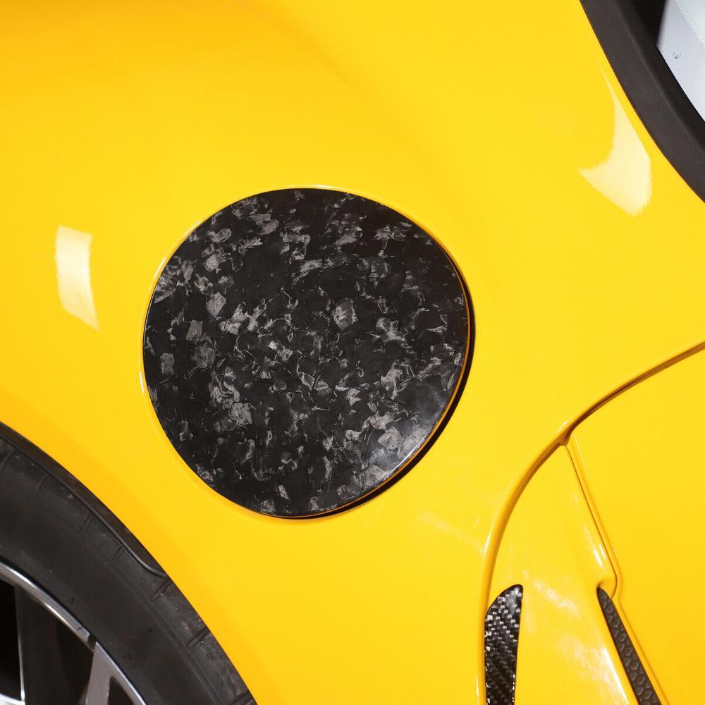 for Toyota Supra 2019-2023 Forged Carbon Fuel Tank Lid Panel Cover Trim