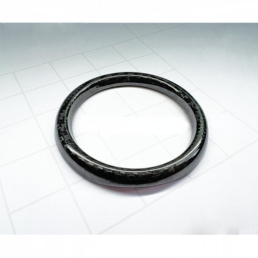 Real Carbon Fiber Dashboard Center Clock Cover Trim for Porsche Macan 2014-2023