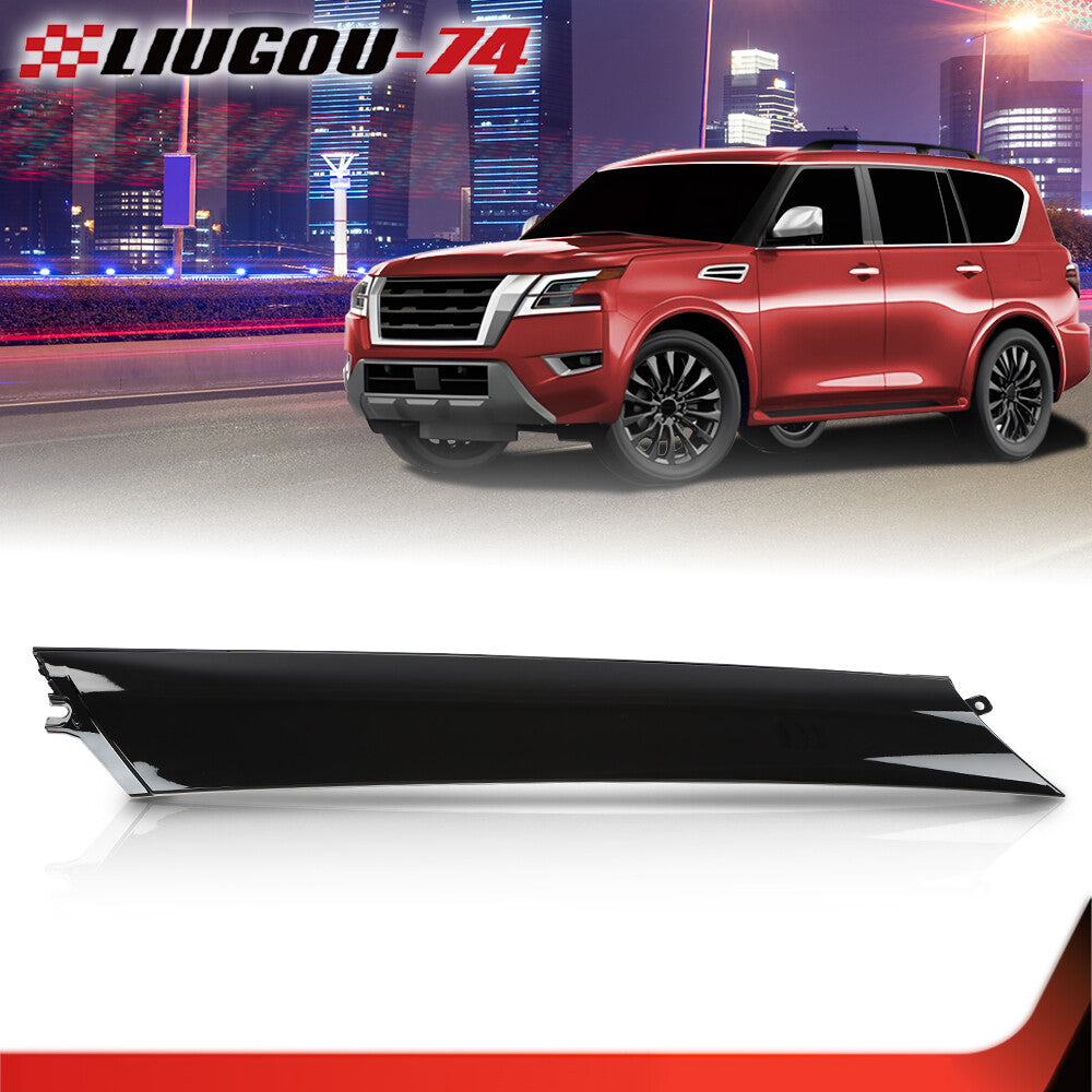 Front left pillar polisher suitable for Infiniti QX56, QX80, for Nissan Armada 76837-1LA0A