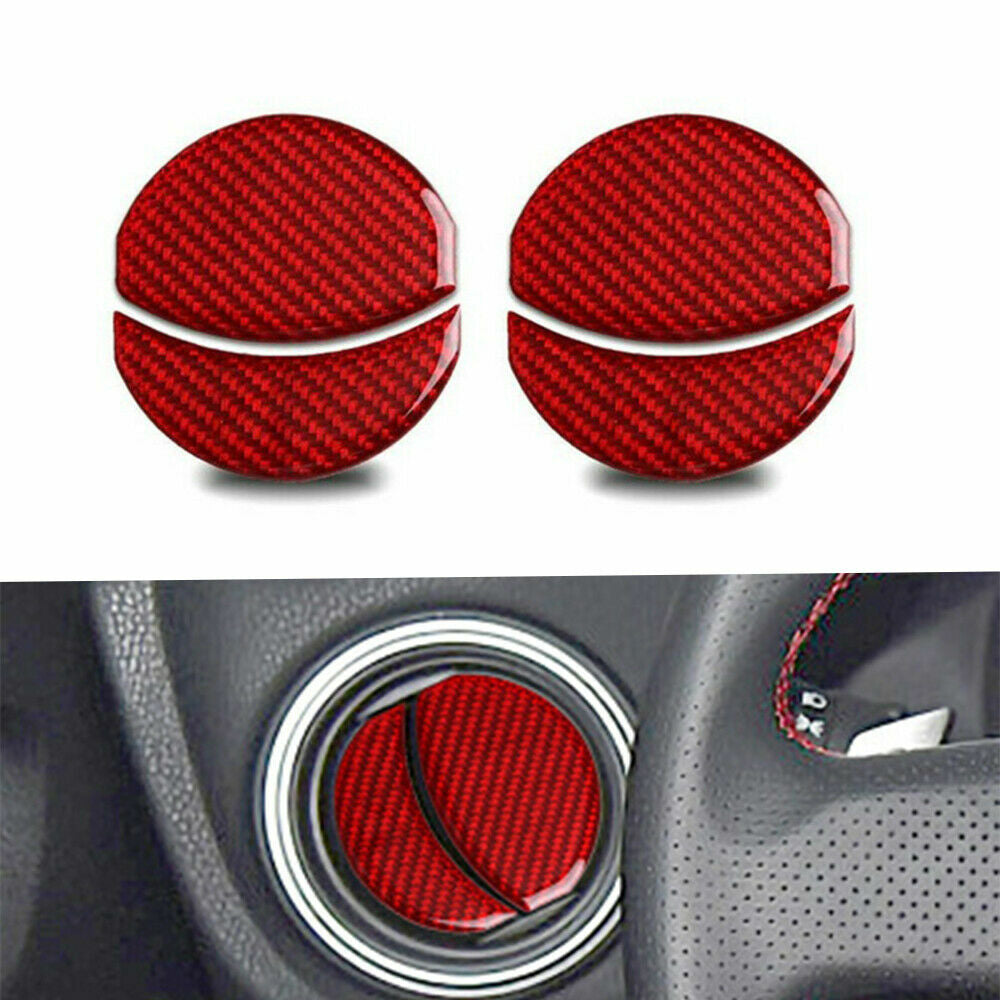Carbon Fiber Console Air Vent Outlet Cover Fit for Toyota 86 2013-20