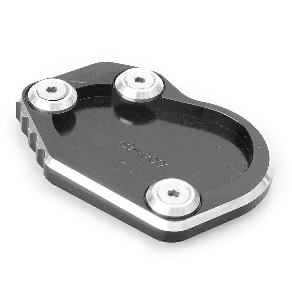Kickstand Side Stand Enlarger Plate Pad Fit for BMW R1200 NINE T 2014-2016 15 Black