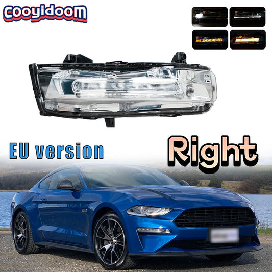 1Pcs RH LED Front Fog lights DRL Fog Lamp for Ford for Mustang 2018-2020 EU versions