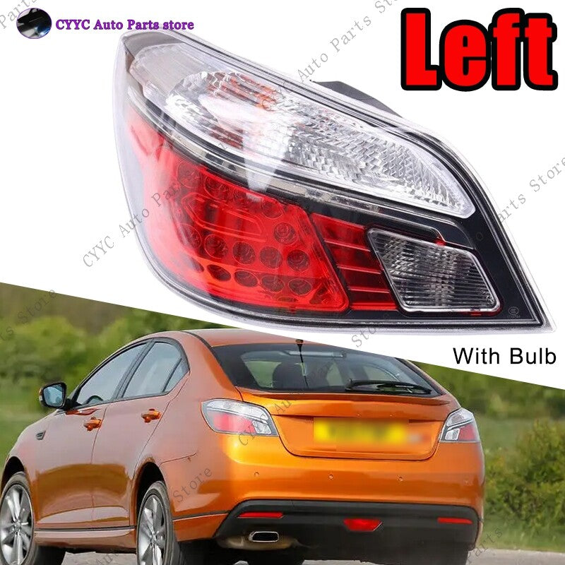 Left Side for MG 6 2010-2014 Rear Tail Light Tail Lamp With Bulb