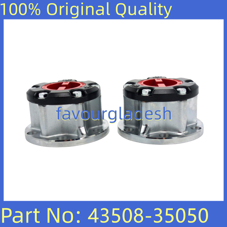 2PCS Wheel Locking Hubs for Toyota 4Runner T100 PickUp Truck Hilux 43508-35050