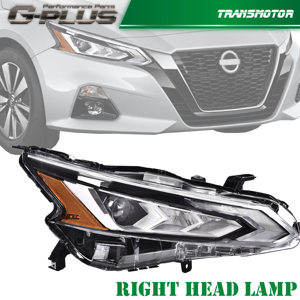 Suitable for 19-21 for Nissan Altima LED DRL projector headlights, passenger side.