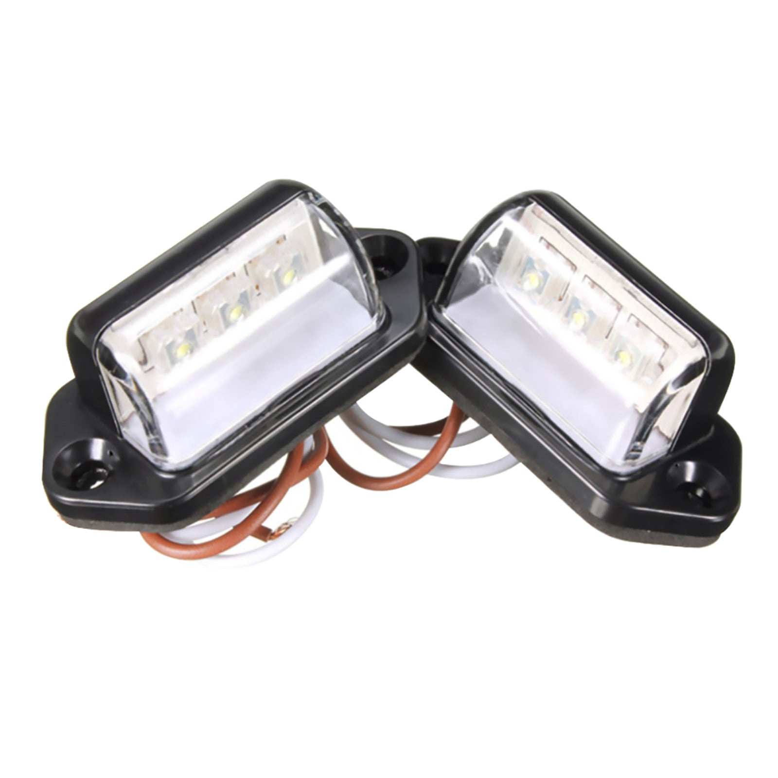 ABS LED Number License Plate Light Car Boat Truck Trailer Step Lamp Waterproof