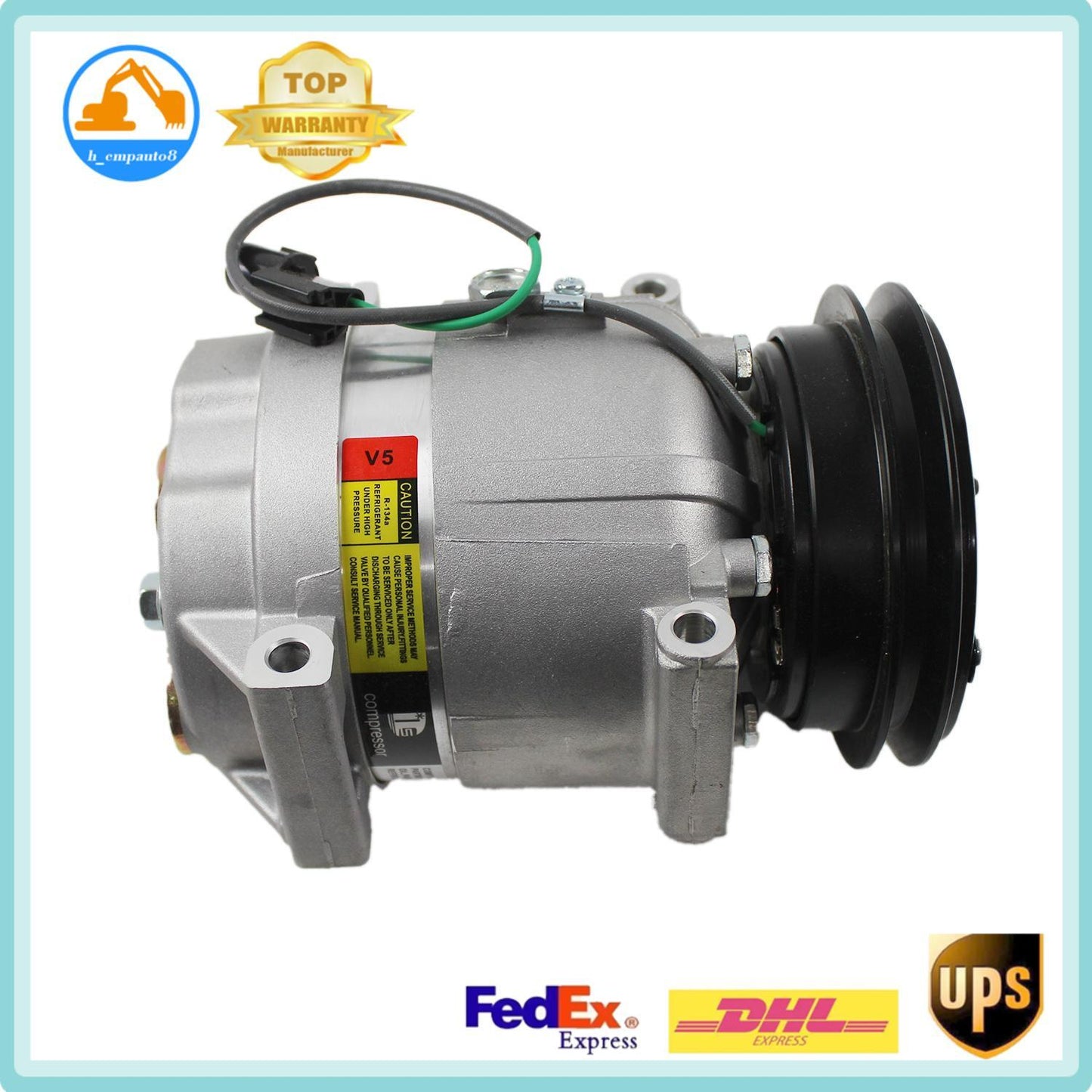 A/C Compressor 11N6-91040 for R210LC-7A/ R250LC-7A/ R290LC-7A 24V DHL UPS