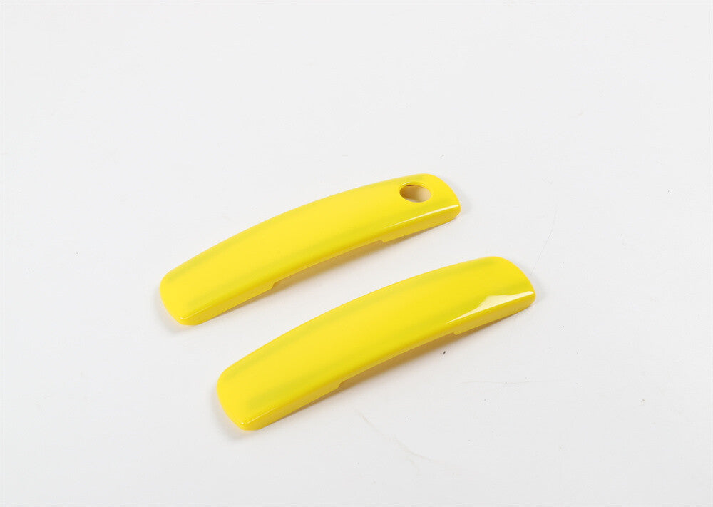 Yellow ABS Side Door Handle Panel Cover for Dodge for Challenger 2012-23 Accessories