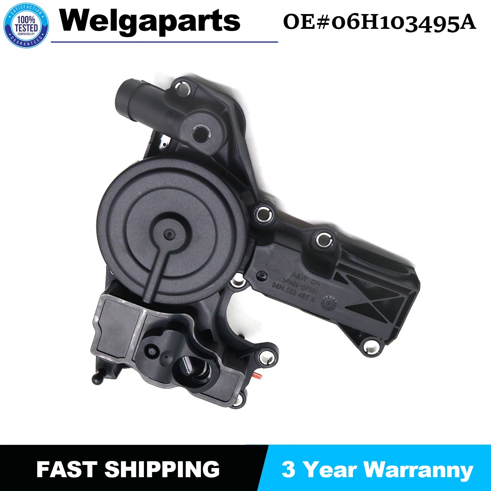 06H103495AH for Audi A3 A4 A5 Q5 for VOLKSWAGEN BEETLE CC EOS for GOLF Oil Separator