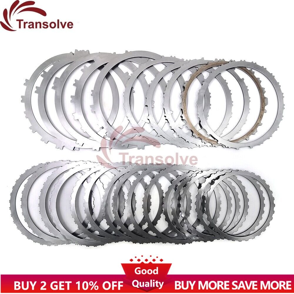 AA80E Auto Transmission Steel Kit Clutch Plates for TOYOTA GS460/LS460 4.6L