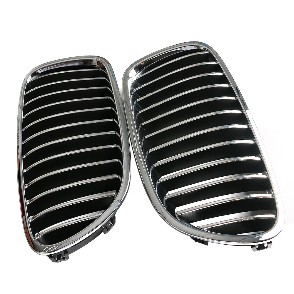 2 Front Hood Kidney Grille Left+Right Fits 09-13 for BMW 5 Series F10 F11 528i 535i