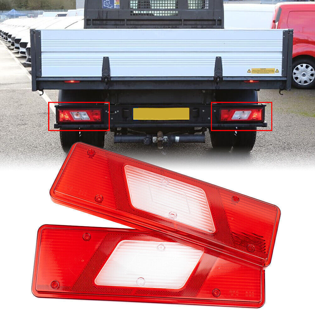 2× for Ford Transit MK8 2014-2021 Lichtscheibe Rücklicht Rückleuchte Abdeckung