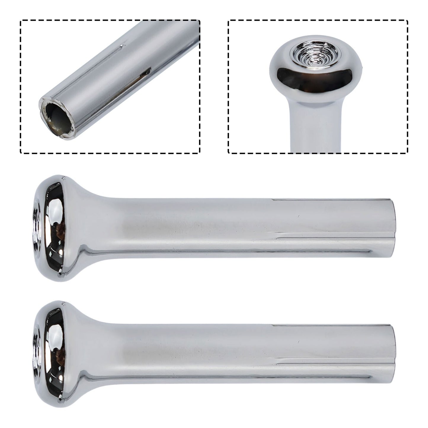 Cars Chrome Door Lock Knobs Pair, for Buick for Chevrolet , for Pontiac 1971-1988