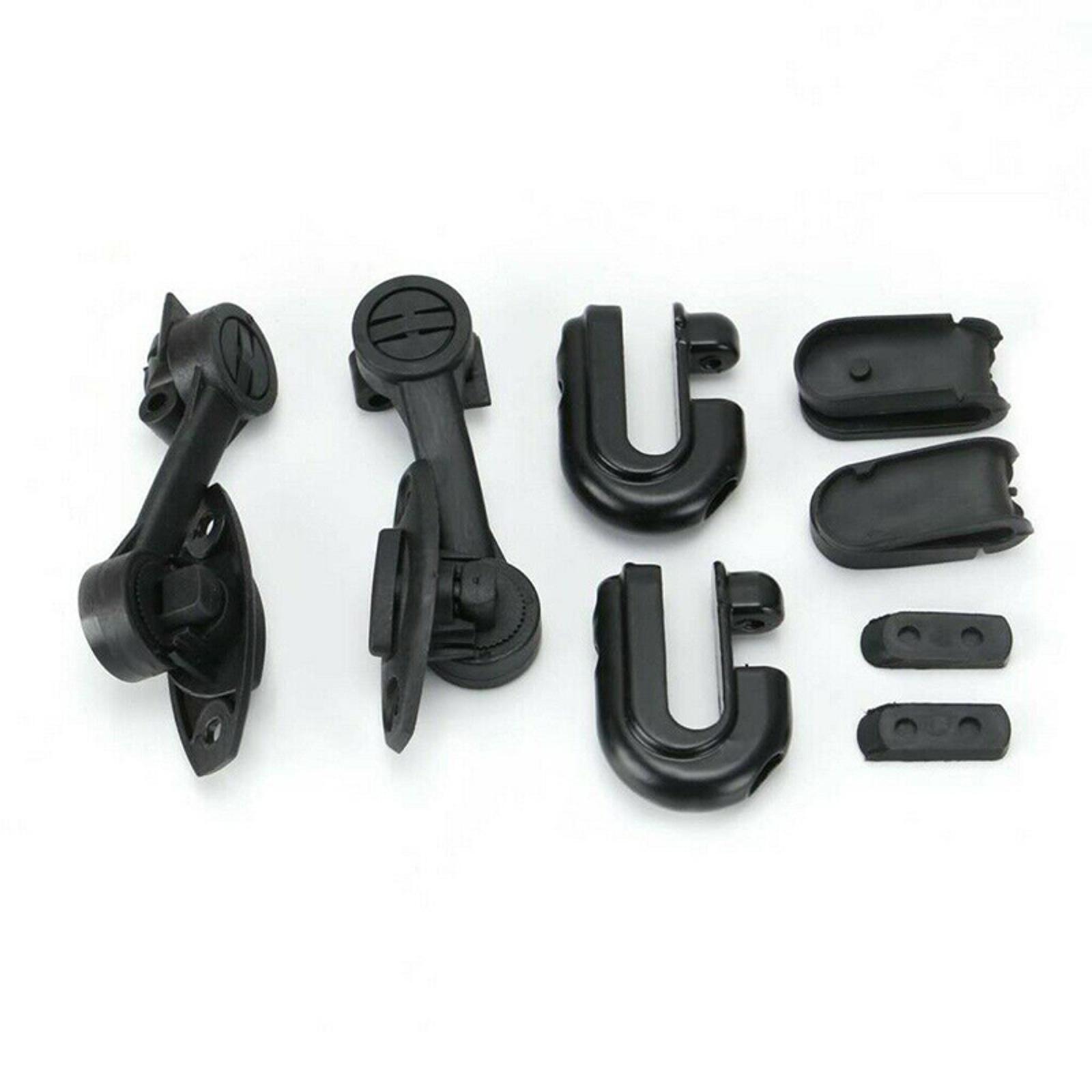 Motorcycle Windshield Clip On Extension Spoiler Adjustable Wind Deflector Clear